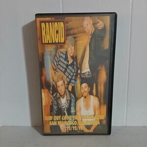 Rancid VHS Live San Francisco 1995 Punk Rock Concert Out Come The Wolves Tour